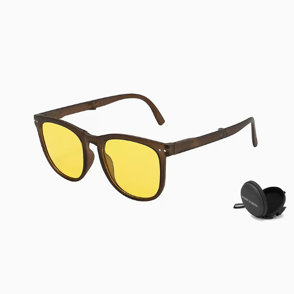 Foldable sunglasses Men's and women's superior anti-UV sunshade sunglasses