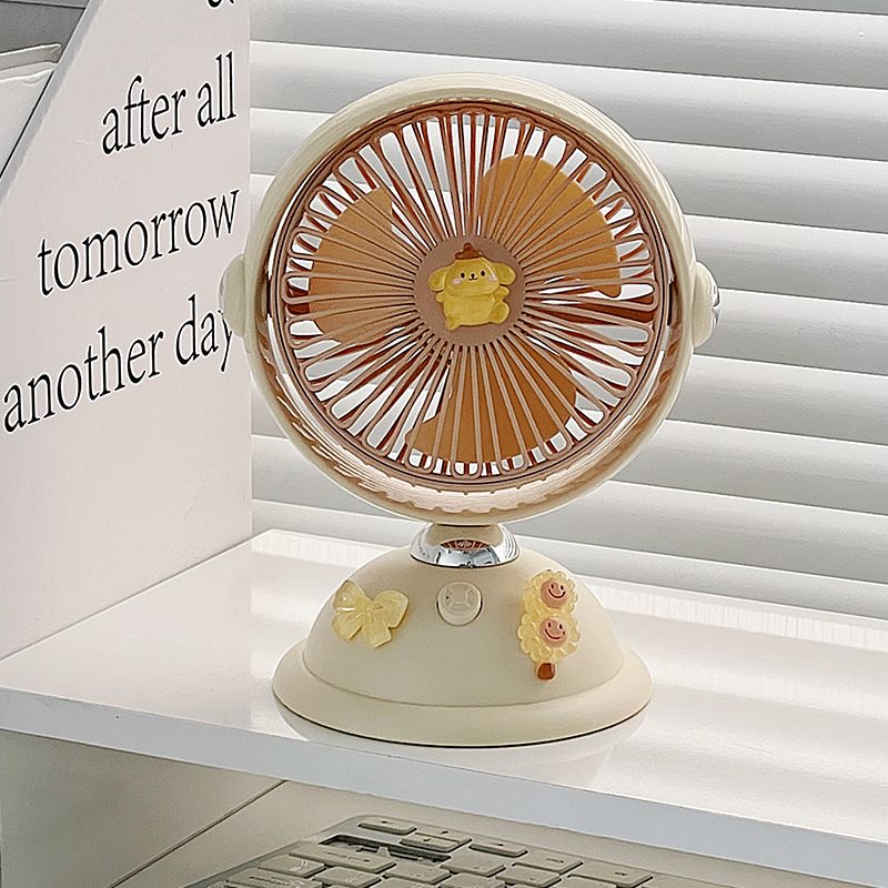 Small desktop fan Mini Handheld usb charging portable fan Student dormitory electric fan