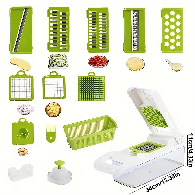 Vegetable Chopper, Multifunctional Fruit Slicer, Processed Food Grinder, Vegetable Slicer, Kitchen Supplies