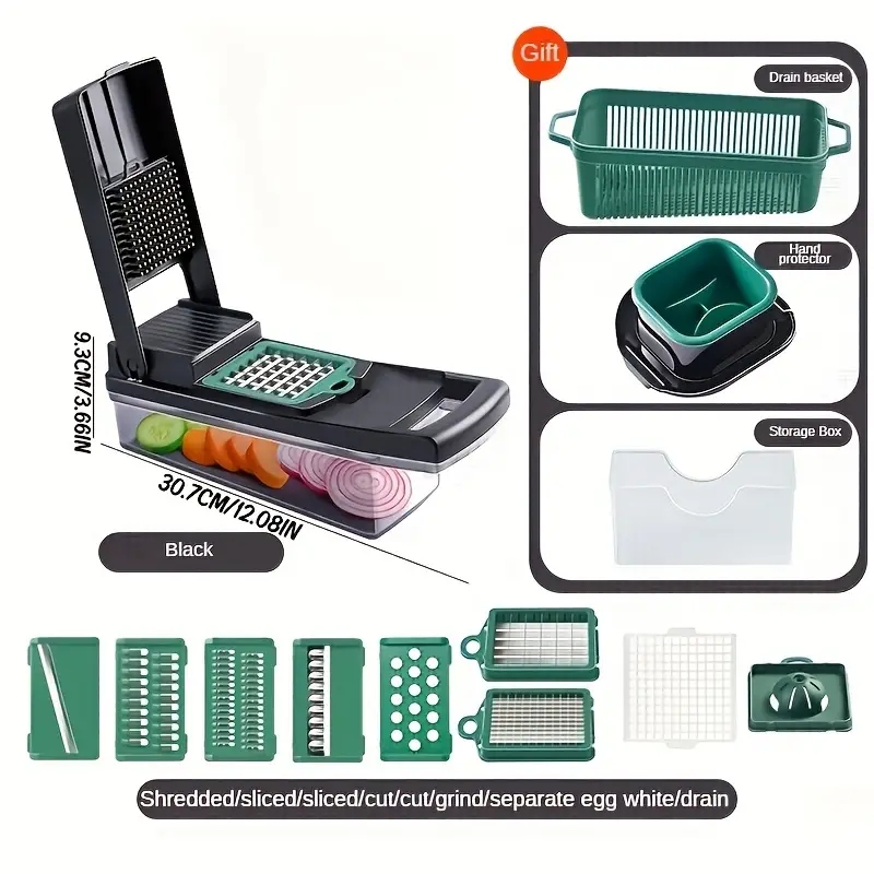 Vegetable Chopper, Multifunctional Fruit Slicer, Processed Food Grinder, Vegetable Slicer, Kitchen Supplies
