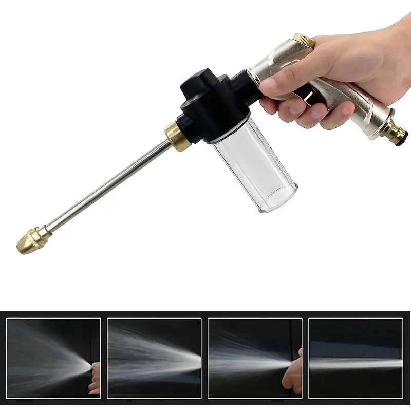 1pc High Pressure Car Washing Water Gun Nozzle - Perfect for Gardening, Car Washing & Faucet Watering!