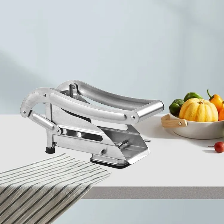 Manual multi-functional fruit and vegetable net slicer Stainless steel potato chip machine