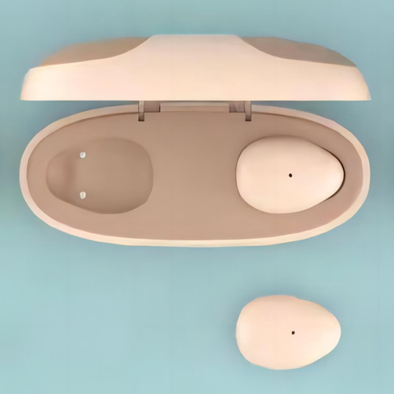 Mini noise-cancelling headphones Small in-ear sleeping headphones