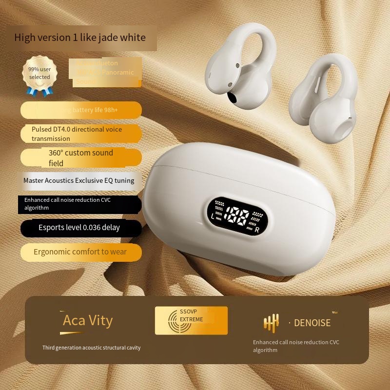 Clip-on Bluetooth headset wireless sports new