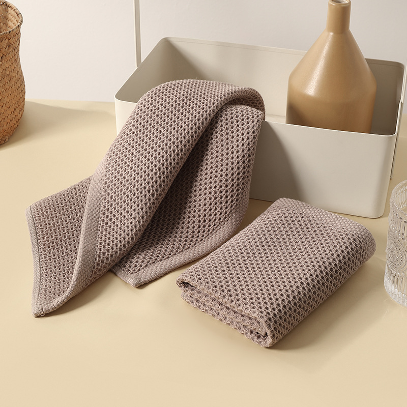 Absorbent cotton towel can be hung square towel household kitchen living room hand towel
