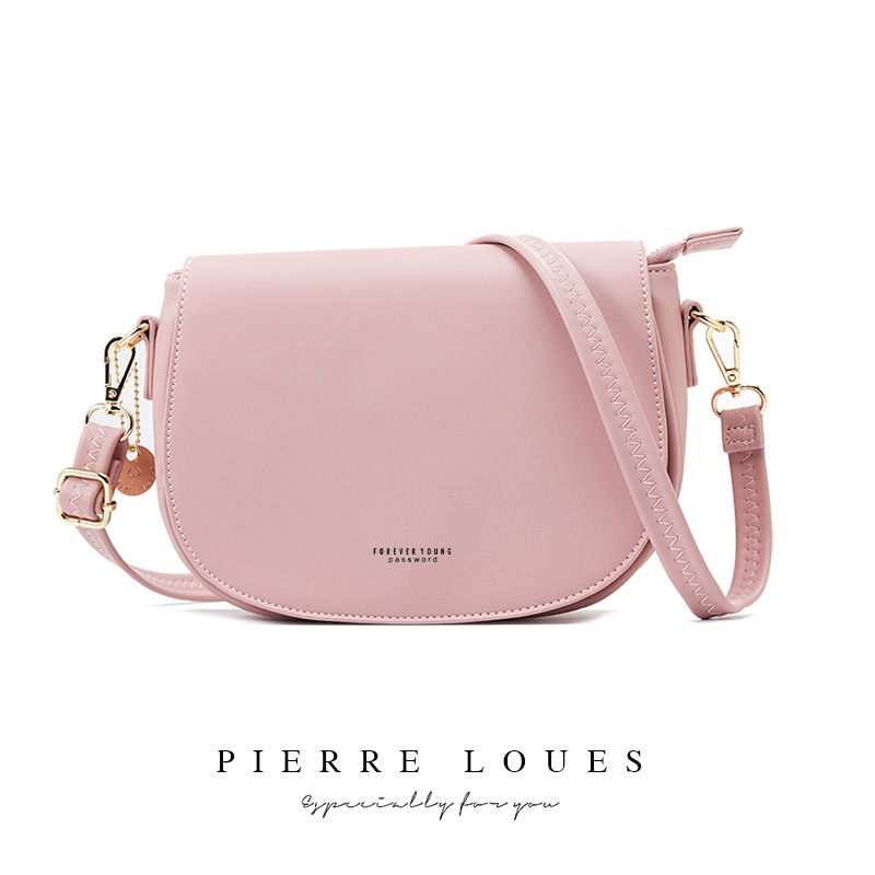 New PU women's bag fashion simple single shoulder crossbody bag