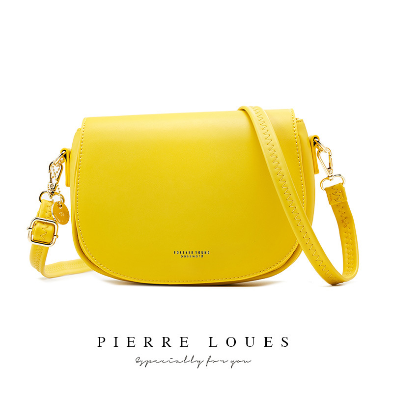 New PU women's bag fashion simple single shoulder crossbody bag