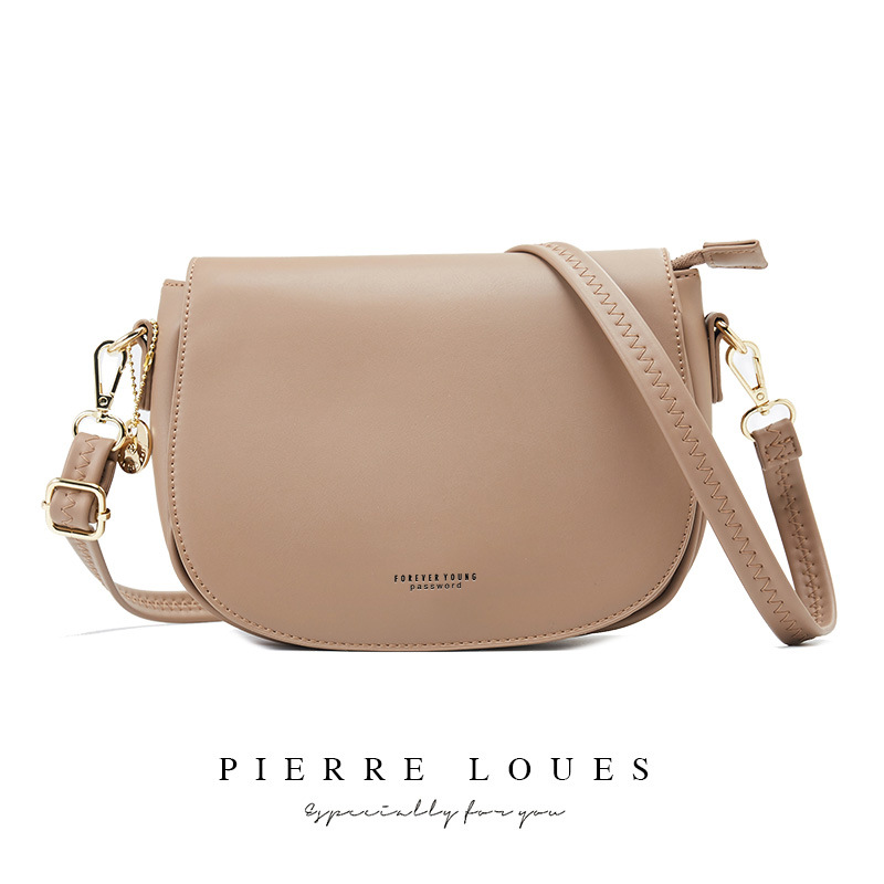 New PU women's bag fashion simple single shoulder crossbody bag