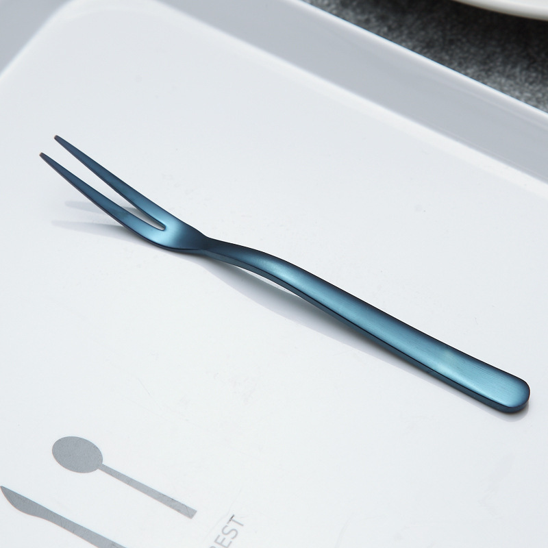 304 stainless steel fruit fork Western dining fork
