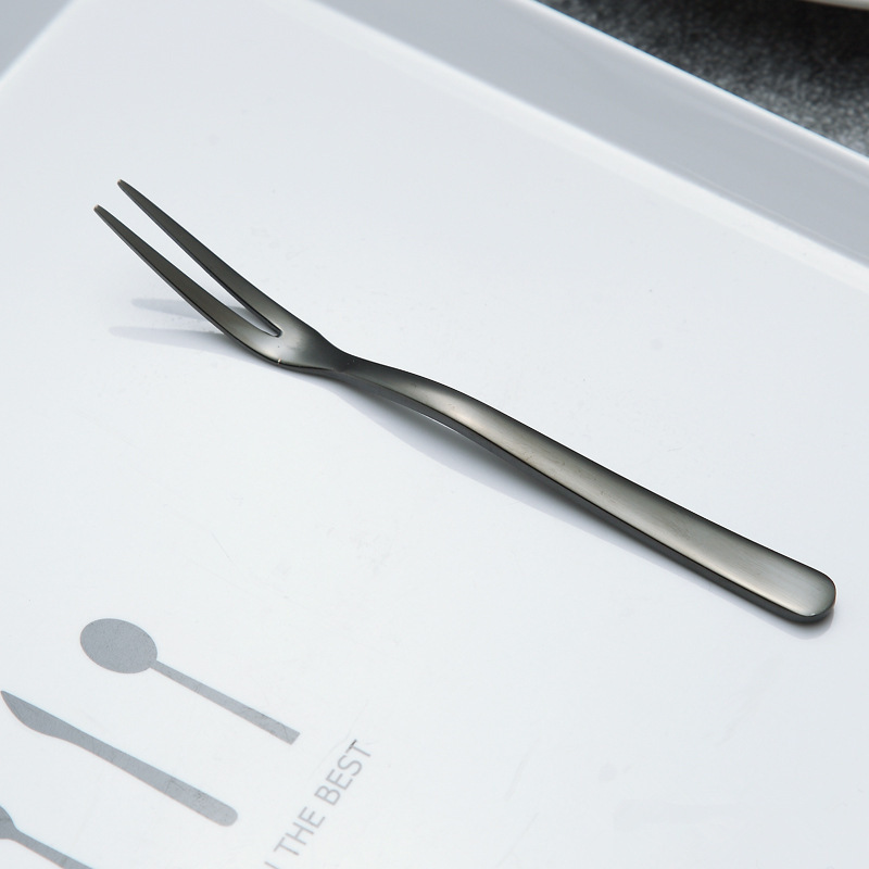 304 stainless steel fruit fork Western dining fork