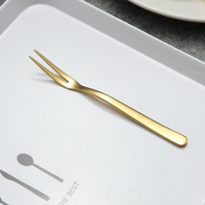304 stainless steel fruit fork Western dining fork