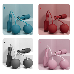 Dual-use fitness cordless jump rope weight-bearing big ball wireless jump rope