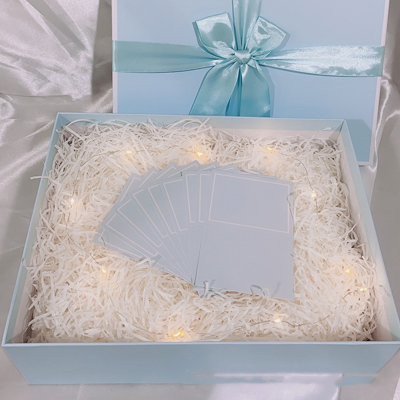 Christmas gift box with large bow