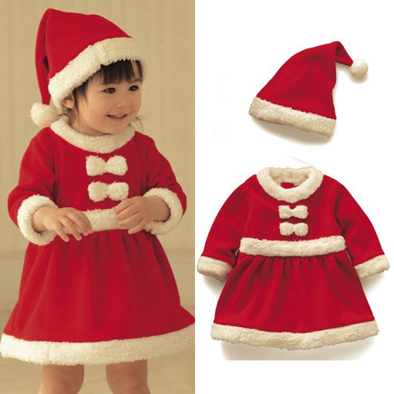 Children's Christmas costumes Boys and girls Christmas costumes 3 pieces on sale
