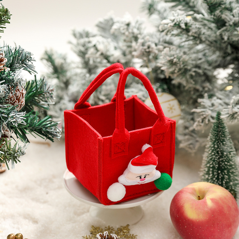 Christmas felt bag Christmas Eve Apple Box Apple Bag Carry-on gift wrap Candy decoration gift bag