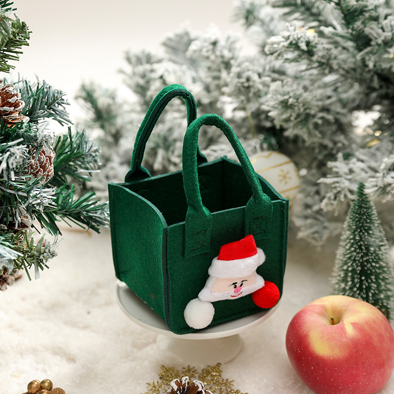Christmas felt bag Christmas Eve Apple Box Apple Bag Carry-on gift wrap Candy decoration gift bag