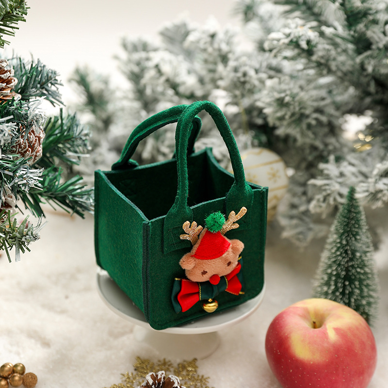 Christmas felt bag Christmas Eve Apple Box Apple Bag Carry-on gift wrap Candy decoration gift bag