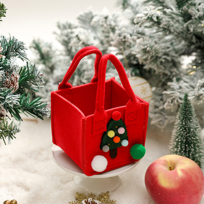 Christmas felt bag Christmas Eve Apple Box Apple Bag Carry-on gift wrap Candy decoration gift bag