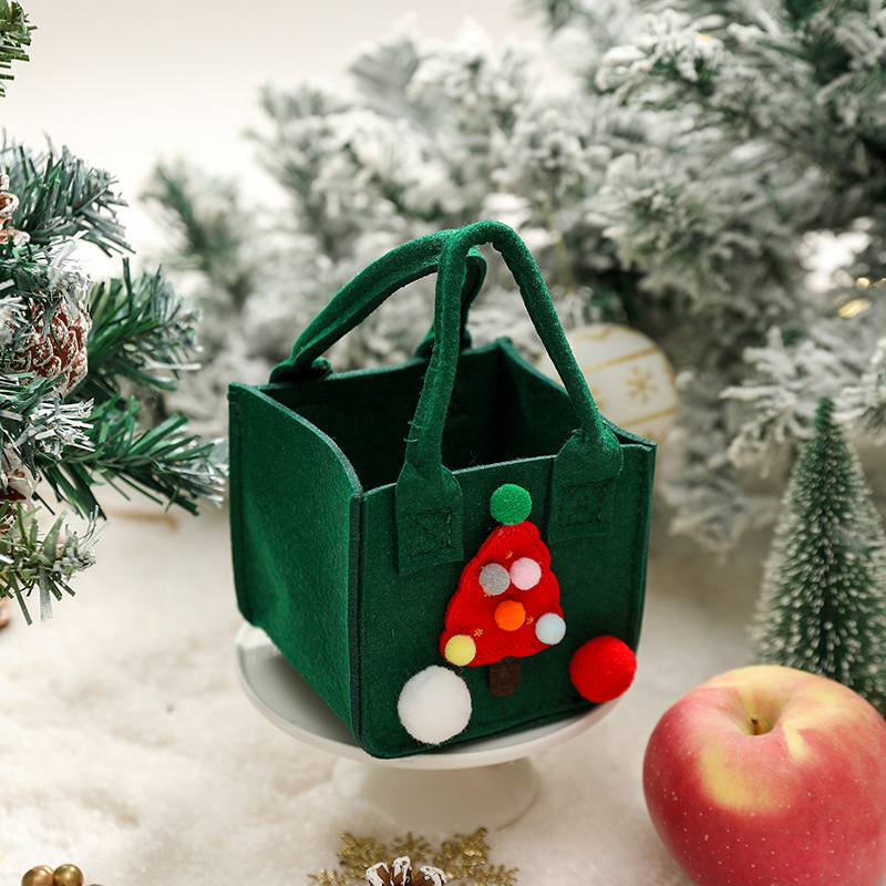Christmas felt bag Christmas Eve Apple Box Apple Bag Carry-on gift wrap Candy decoration gift bag