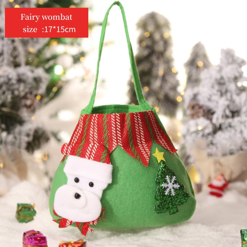 Christmas gift bag Christmas Eve Apple bag Christmas Christmas Fruit Box Children's candy bag Gift bag
