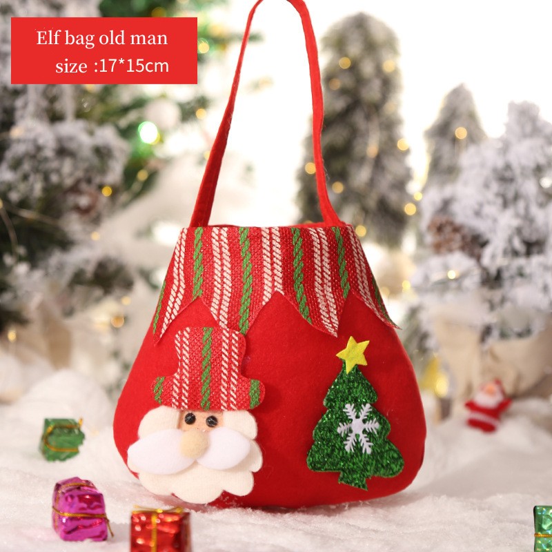 Christmas gift bag Christmas Eve Apple bag Christmas Christmas Fruit Box Children's candy bag Gift bag