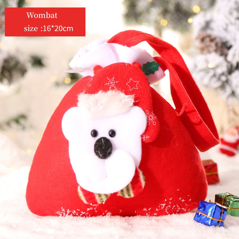 Christmas gift bag Christmas Eve Apple bag Christmas Christmas Fruit Box Children's candy bag Gift bag