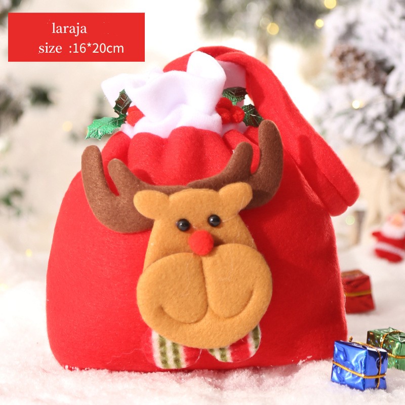Christmas gift bag Christmas Eve Apple bag Christmas Christmas Fruit Box Children's candy bag Gift bag