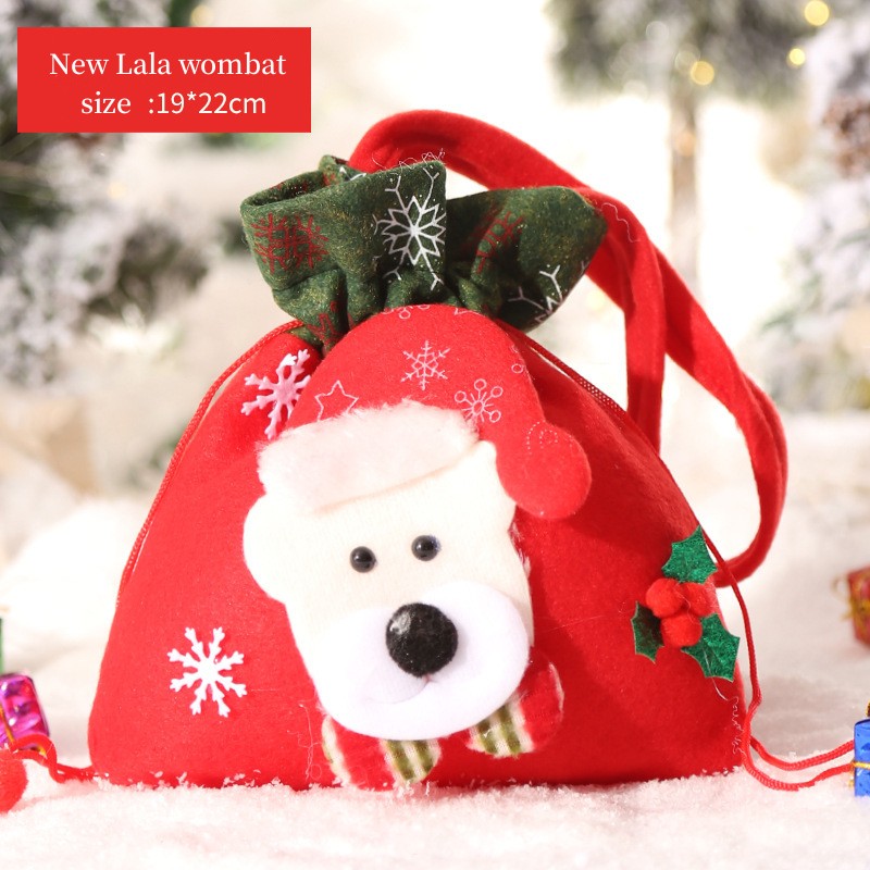 Christmas gift bag Christmas Eve Apple bag Christmas Christmas Fruit Box Children's candy bag Gift bag
