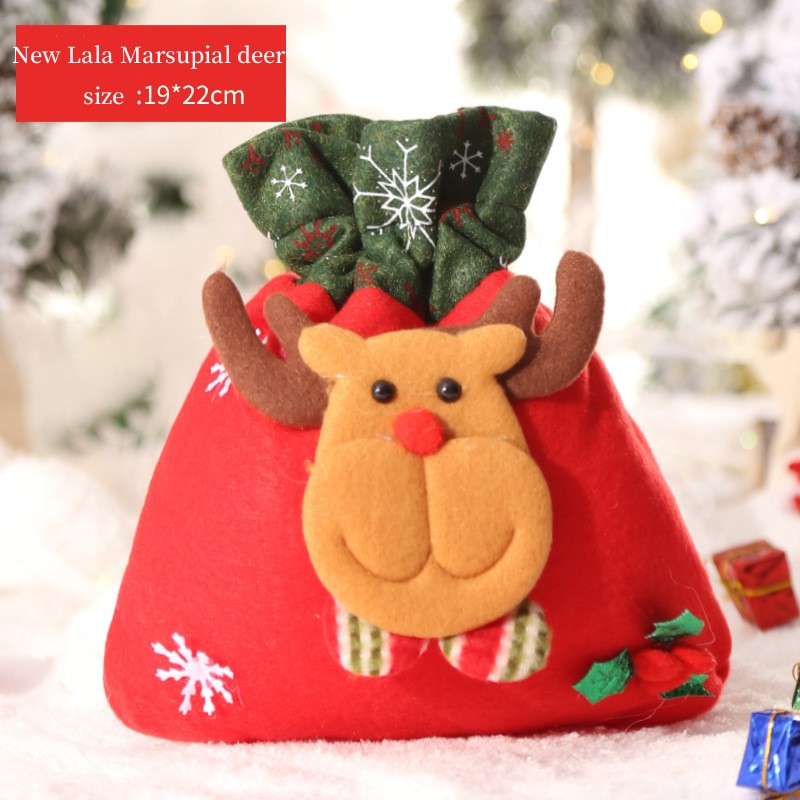 Christmas gift bag Christmas Eve Apple bag Christmas Christmas Fruit Box Children's candy bag Gift bag
