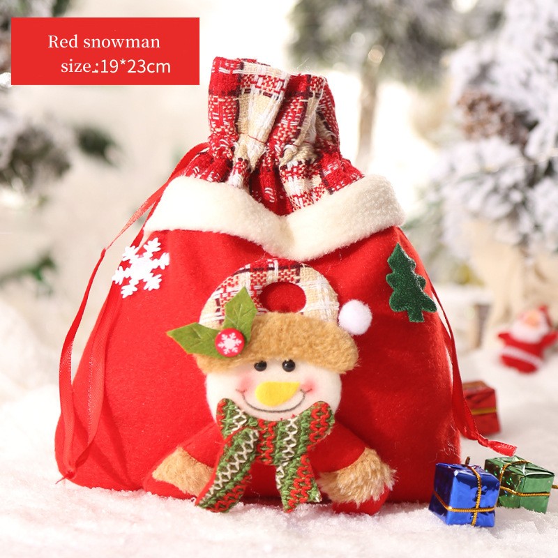 Christmas gift bag Christmas Eve Apple bag Christmas Christmas Fruit Box Children's candy bag Gift bag