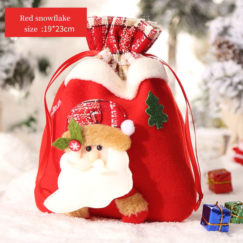 Christmas gift bag Christmas Eve Apple bag Christmas Christmas Fruit Box Children's candy bag Gift bag