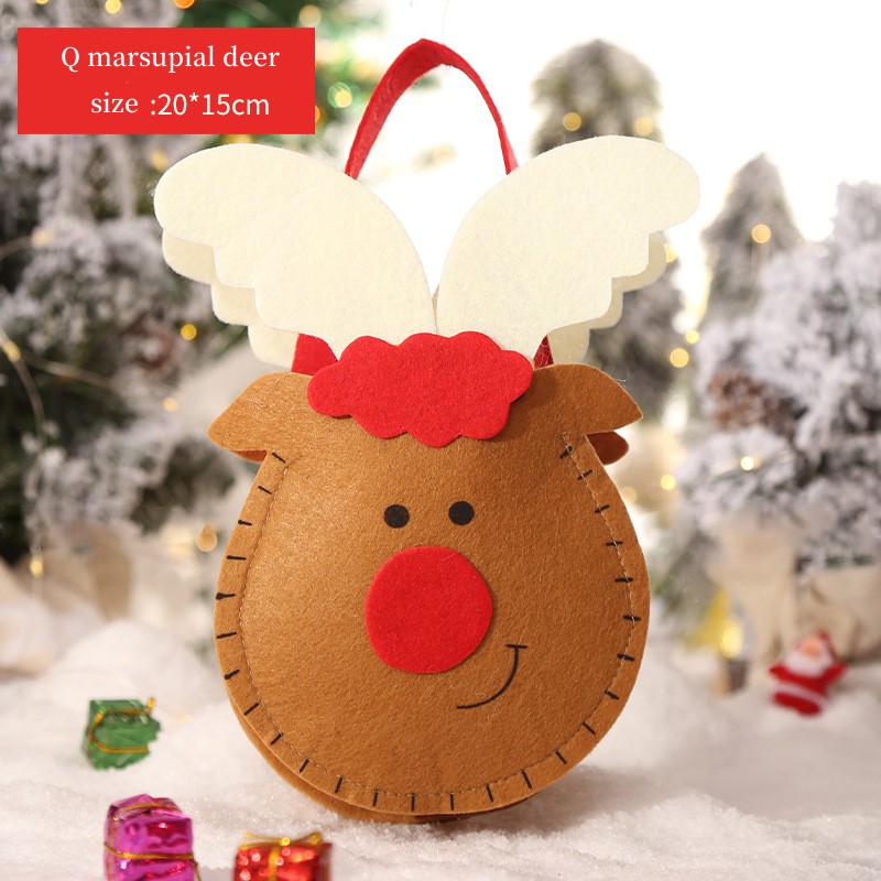 Christmas gift bag Christmas Eve Apple bag Christmas Christmas Fruit Box Children's candy bag Gift bag