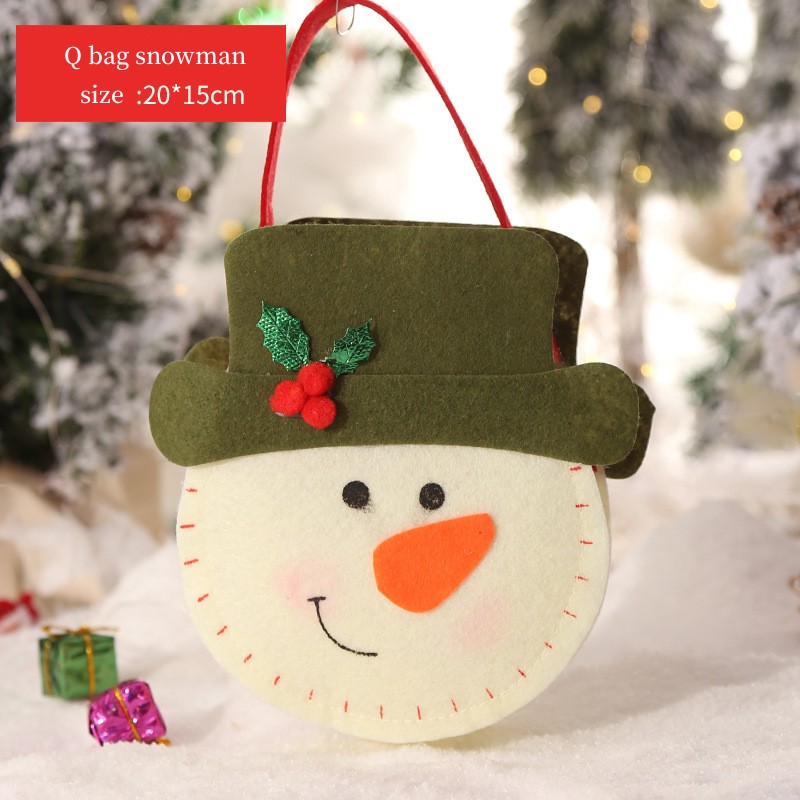 Christmas gift bag Christmas Eve Apple bag Christmas Christmas Fruit Box Children's candy bag Gift bag