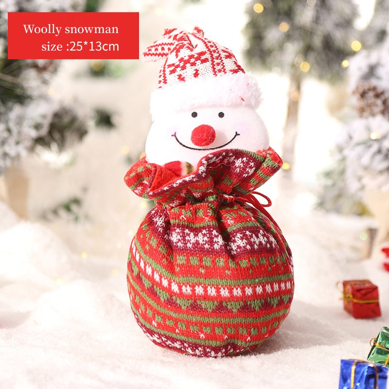 Christmas gift bag Christmas Eve Apple bag Christmas Christmas Fruit Box Children's candy bag Gift bag