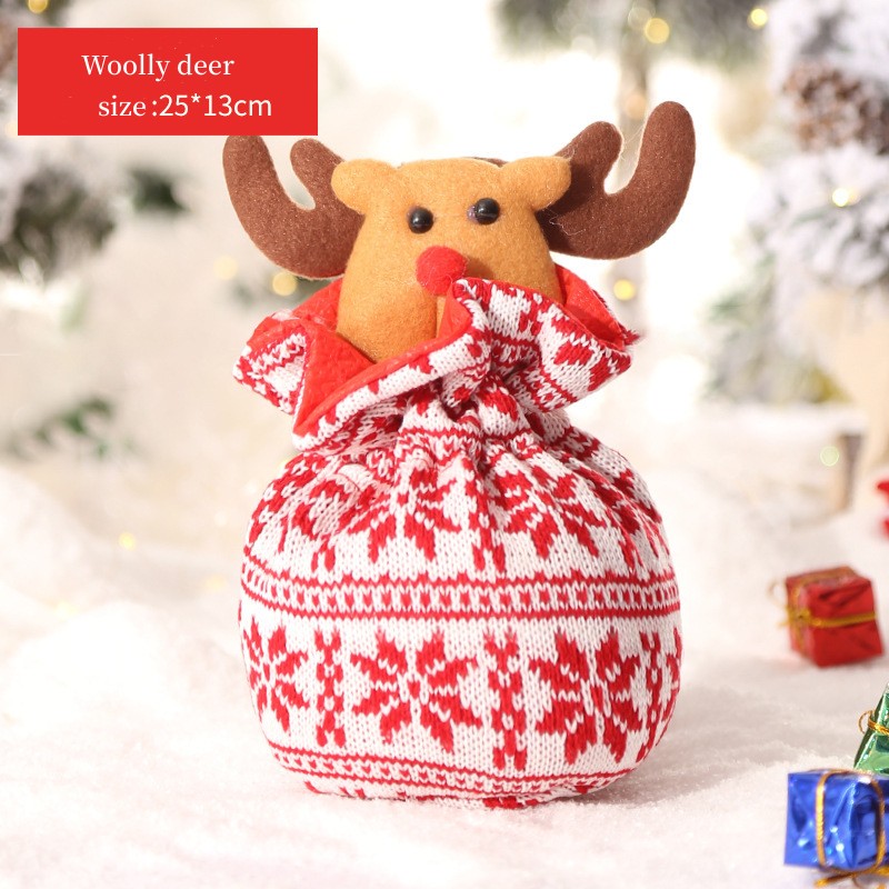 Christmas gift bag Christmas Eve Apple bag Christmas Christmas Fruit Box Children's candy bag Gift bag