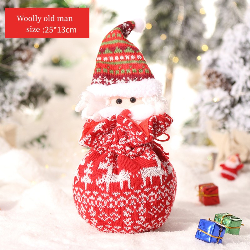 Christmas gift bag Christmas Eve Apple bag Christmas Christmas Fruit Box Children's candy bag Gift bag