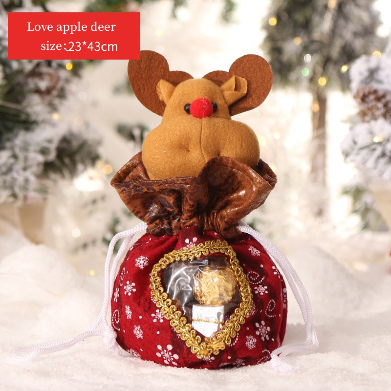 Christmas gift bag Christmas Eve Apple bag Christmas Christmas Fruit Box Children's candy bag Gift bag