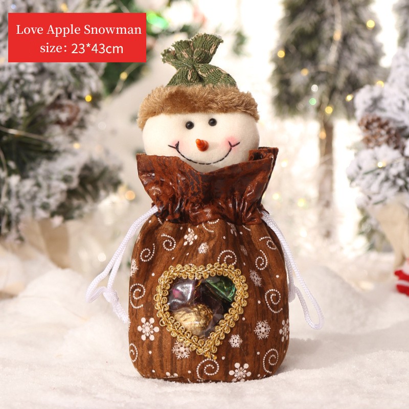 Christmas gift bag Christmas Eve Apple bag Christmas Christmas Fruit Box Children's candy bag Gift bag