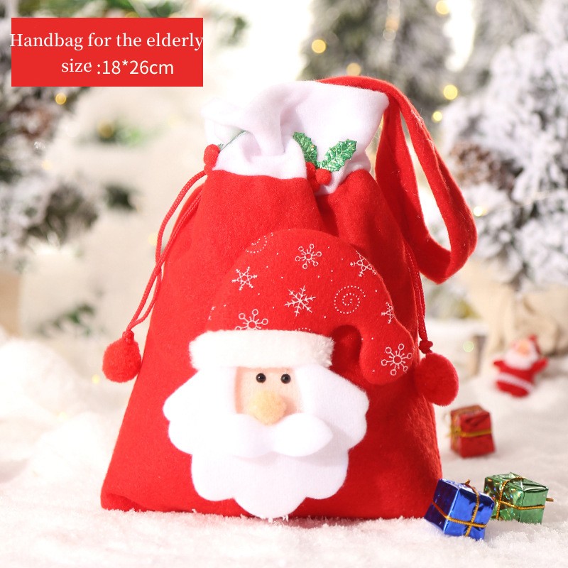 Christmas gift bag Christmas Eve Apple bag Christmas Christmas Fruit Box Children's candy bag Gift bag