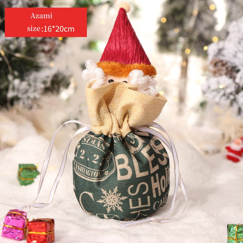 Christmas gift bag Christmas Eve Apple bag Christmas Christmas Fruit Box Children's candy bag Gift bag