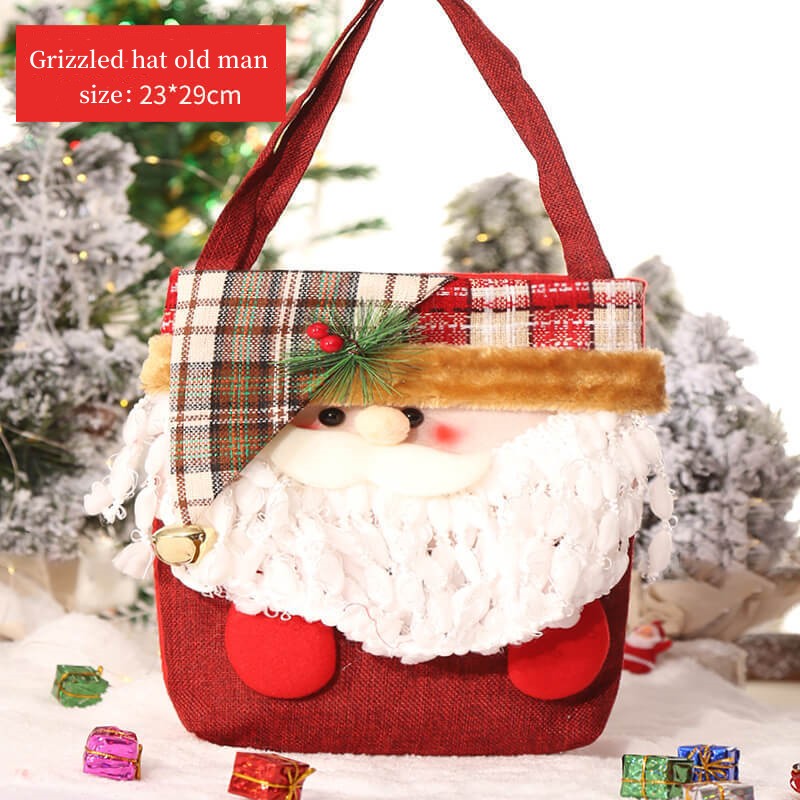 Christmas gift bag Christmas Eve Apple bag Christmas Christmas Fruit Box Children's candy bag Gift bag