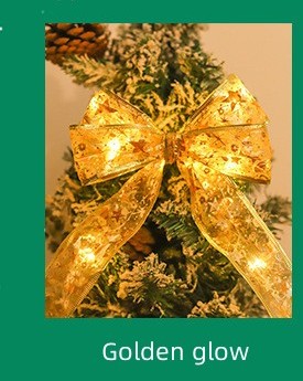 Ribbon light string - Christmas tree decoration light -LED light - satin string light - decorative ribbon