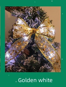 Ribbon light string - Christmas tree decoration light -LED light - satin string light - decorative ribbon