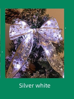 Ribbon light string - Christmas tree decoration light -LED light - satin string light - decorative ribbon