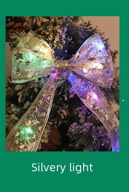 Ribbon light string - Christmas tree decoration light -LED light - satin string light - decorative ribbon