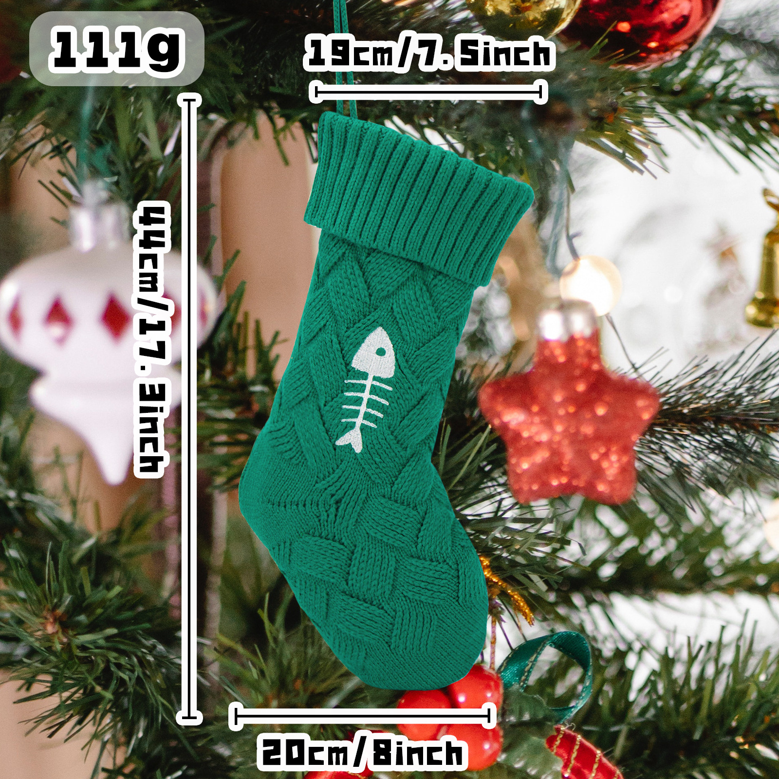 Christmas Socks - New Dog and Cat Christmas knit socks - Christmas Gift Gift Bag - Home Decor