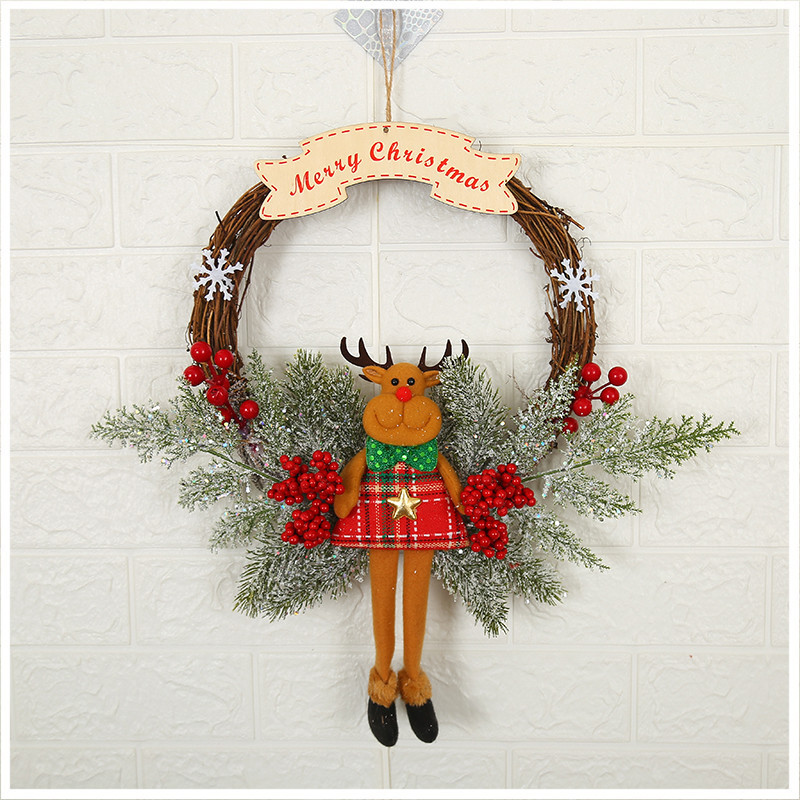 Christmas Decorations - Wreath - Window decoration - Door hanging Strip - Christmas wreath