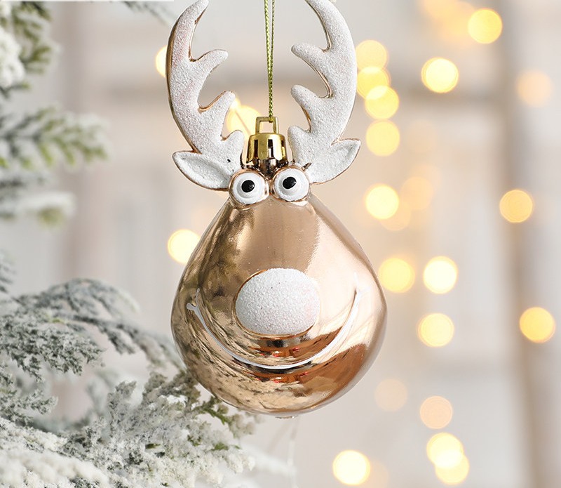 Christmas Decorations - Elk Scene Decoration - Christmas Tree Hangings - Pendants - Hanging balls