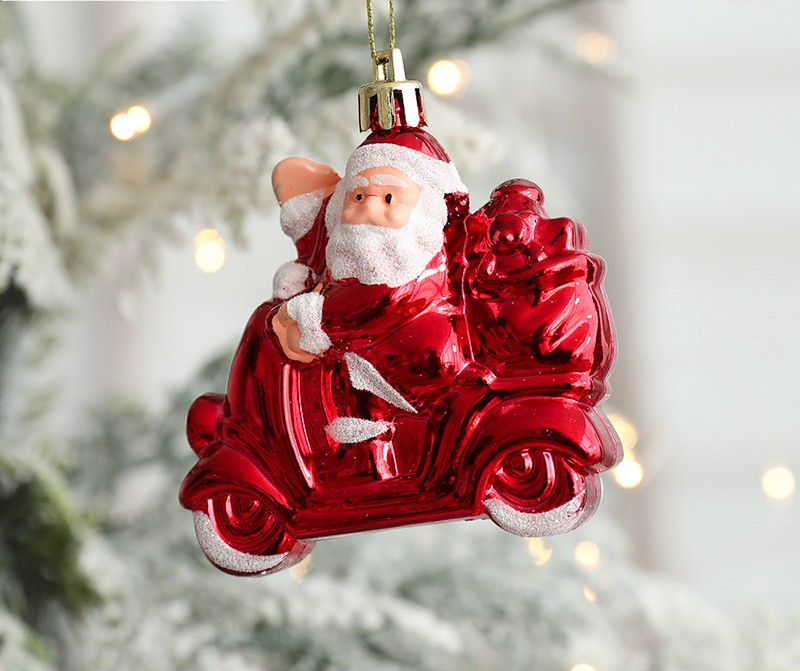 Christmas decorations - Ice cream - Snowman - House - Five-pointed star - Crutches - Combination decorations 