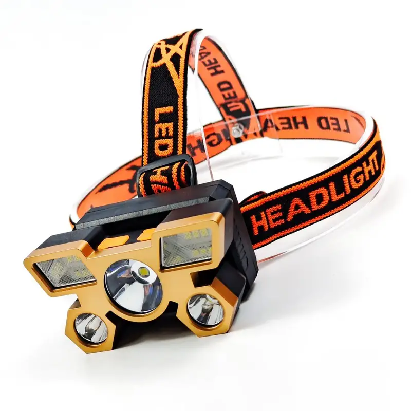 Rechargeable USB Waterproof LED Headlamp - Perfect for Outdoor Camping Adventures!